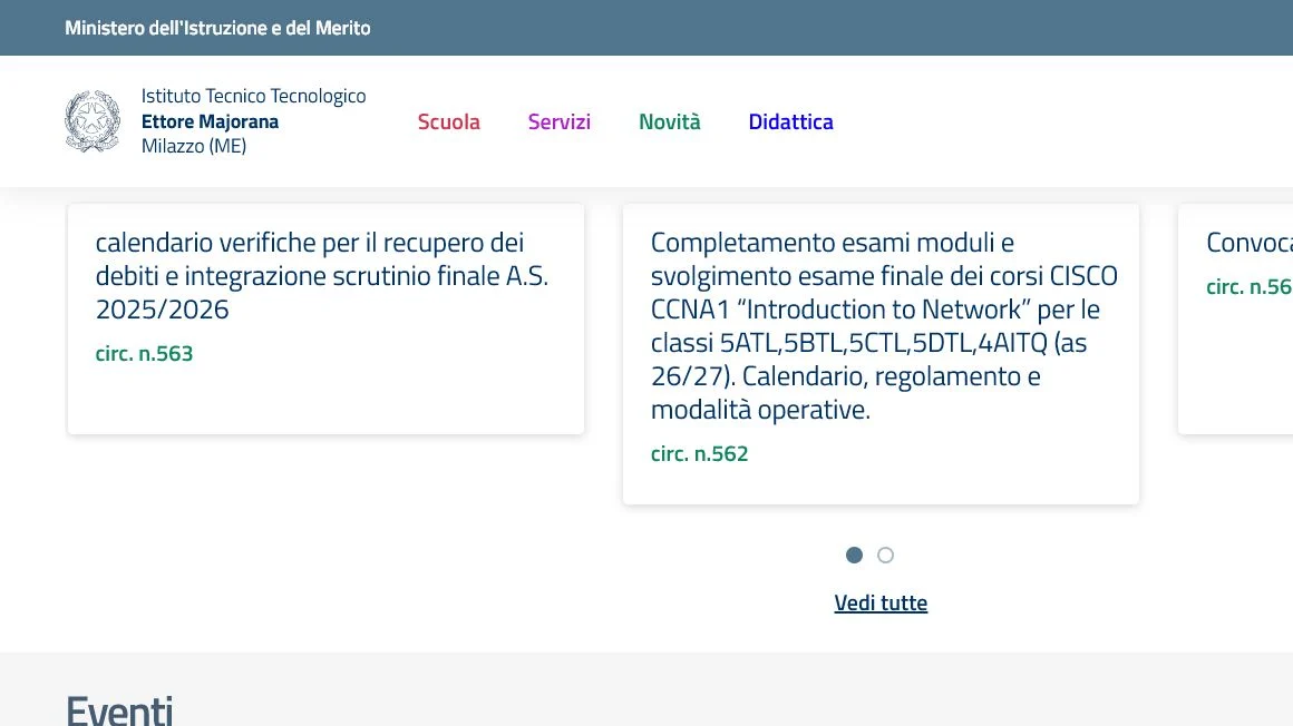 I.T.T. Ettore Majorana — Industriale di Milazzo