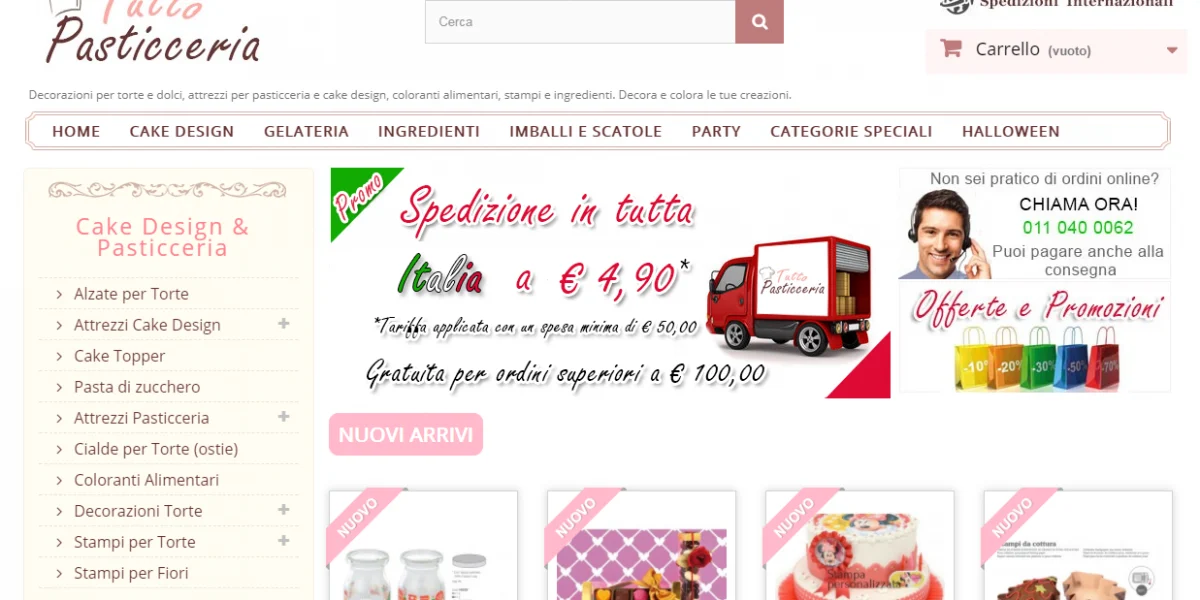 Tuttopasticceria.it — progetto DLM Design
