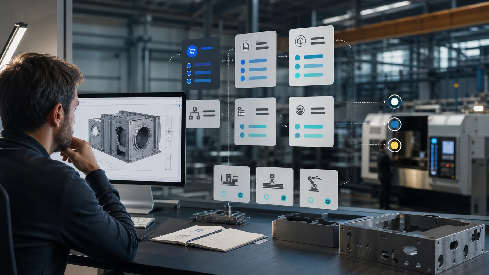 ERP e macchine utensili: progettare un flusso dati affidabile